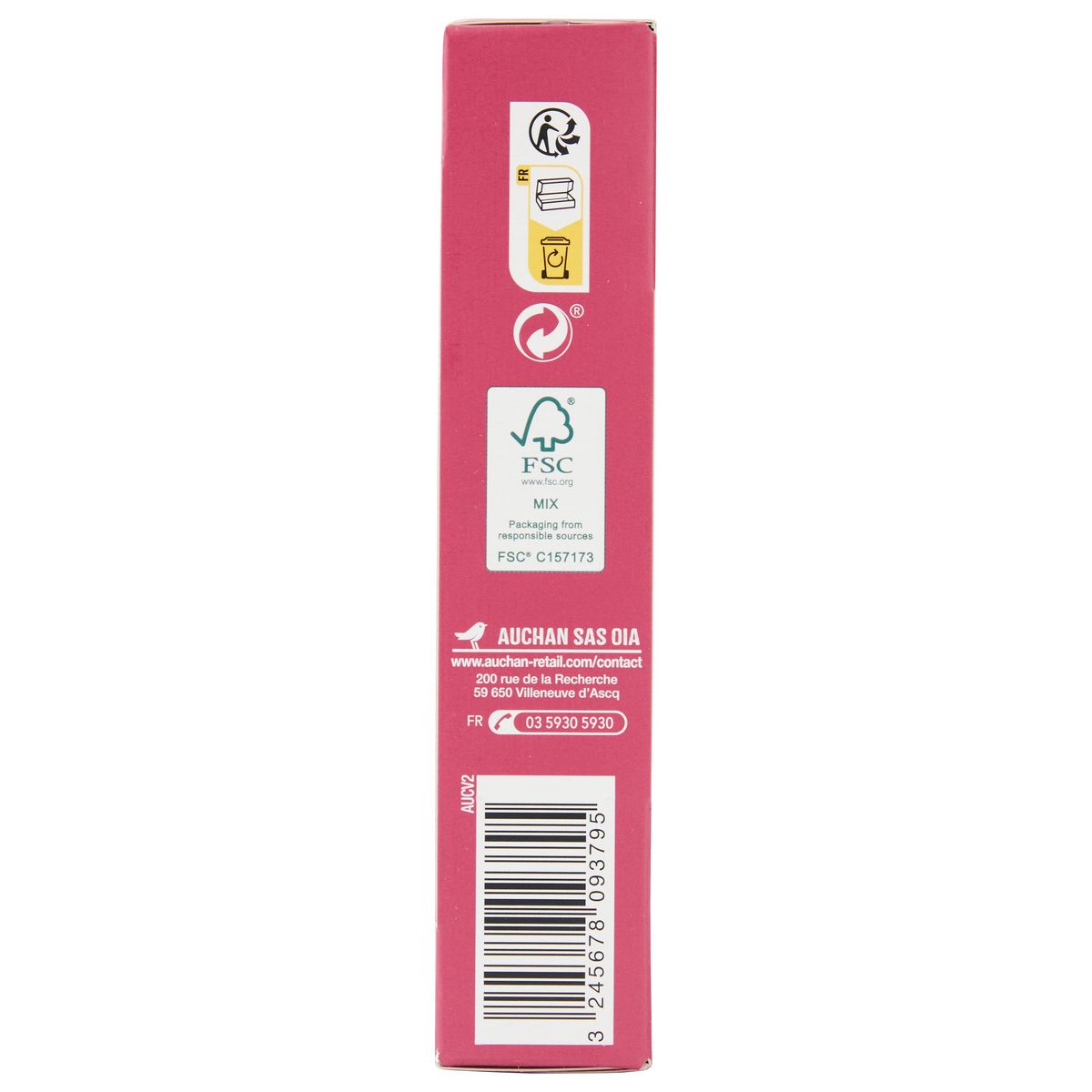 AUCHAN Capsules de café Amérique latine Espresso intensité 8 compatibles Nespresso 10 capsules 52g