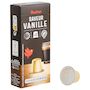 Voir la diapositive 3 : AUCHAN Capsules de café saveur vanille intensité 7 compatibles Nespresso 10 capsules 52g
