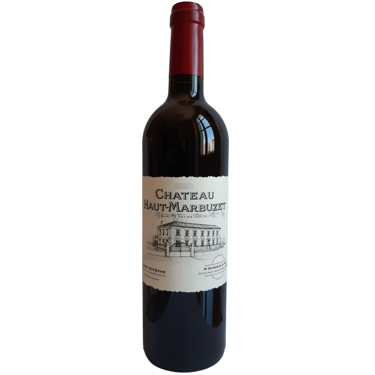 Vin rouge AOP Saint-Estèphe Château Haut-Marbuzet 2019 75cl