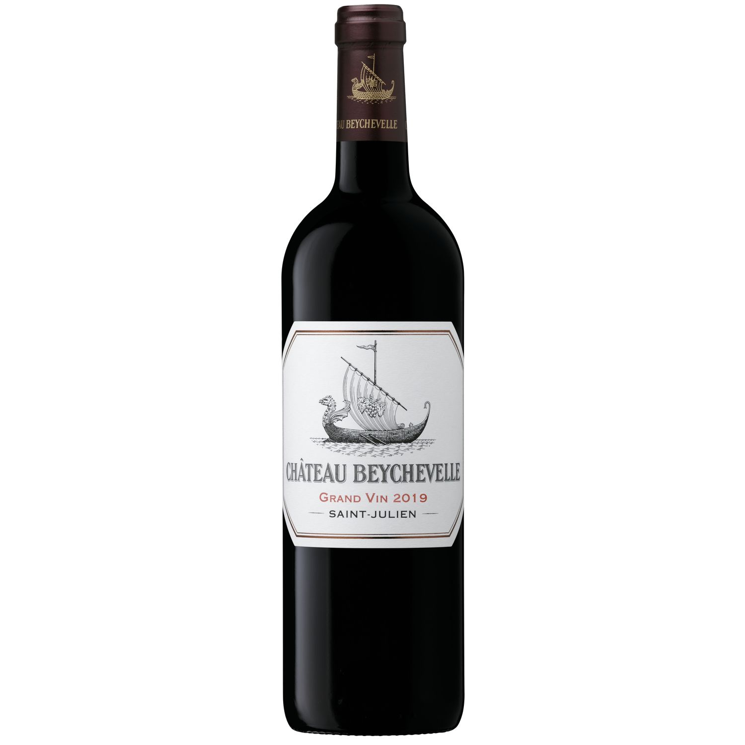 Vin rouge AOP Saint-Julien quatrième grand cru classé Château Beychevelle 2019 75cl