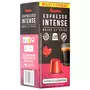 AUCHAN Capsules de café espresso intense intensité 10 compatibles Nespresso 20 capsules 104g
