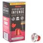 Voir la diapositive 2 : AUCHAN Capsules de café espresso intense intensité 10 compatibles Nespresso 20 capsules 104g