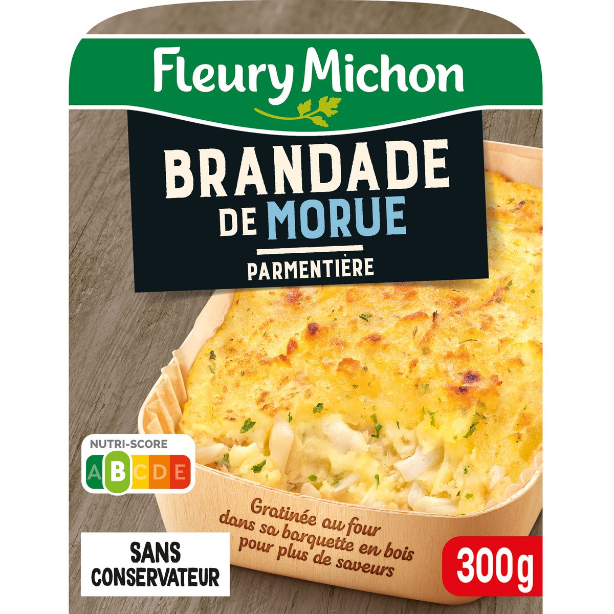 FLEURY MICHON Gratin de morue parmentier 1 part 300g