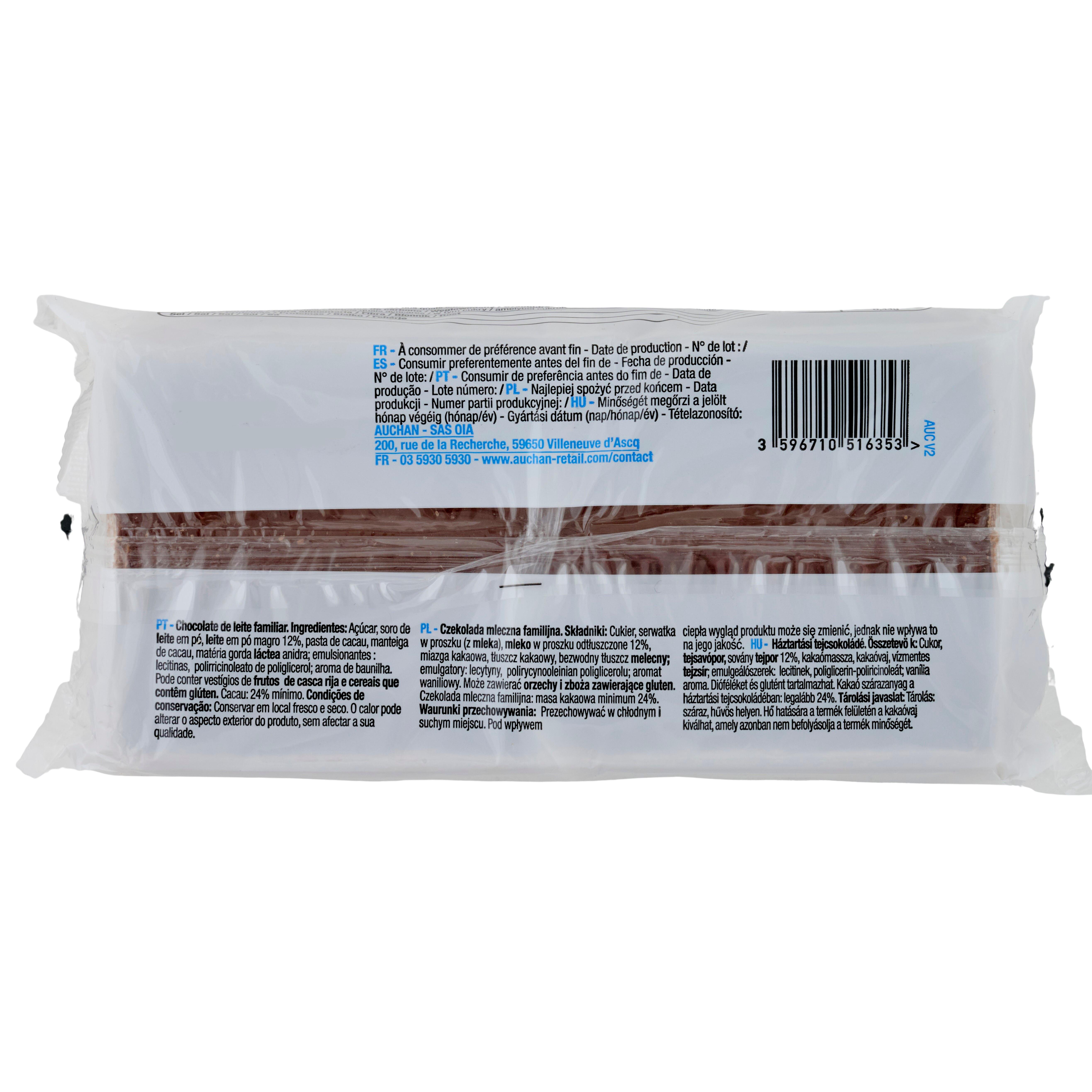 Voir la diapositive 3 : POUCE Tablette de chocolat au lait 5 pièces 5x100g