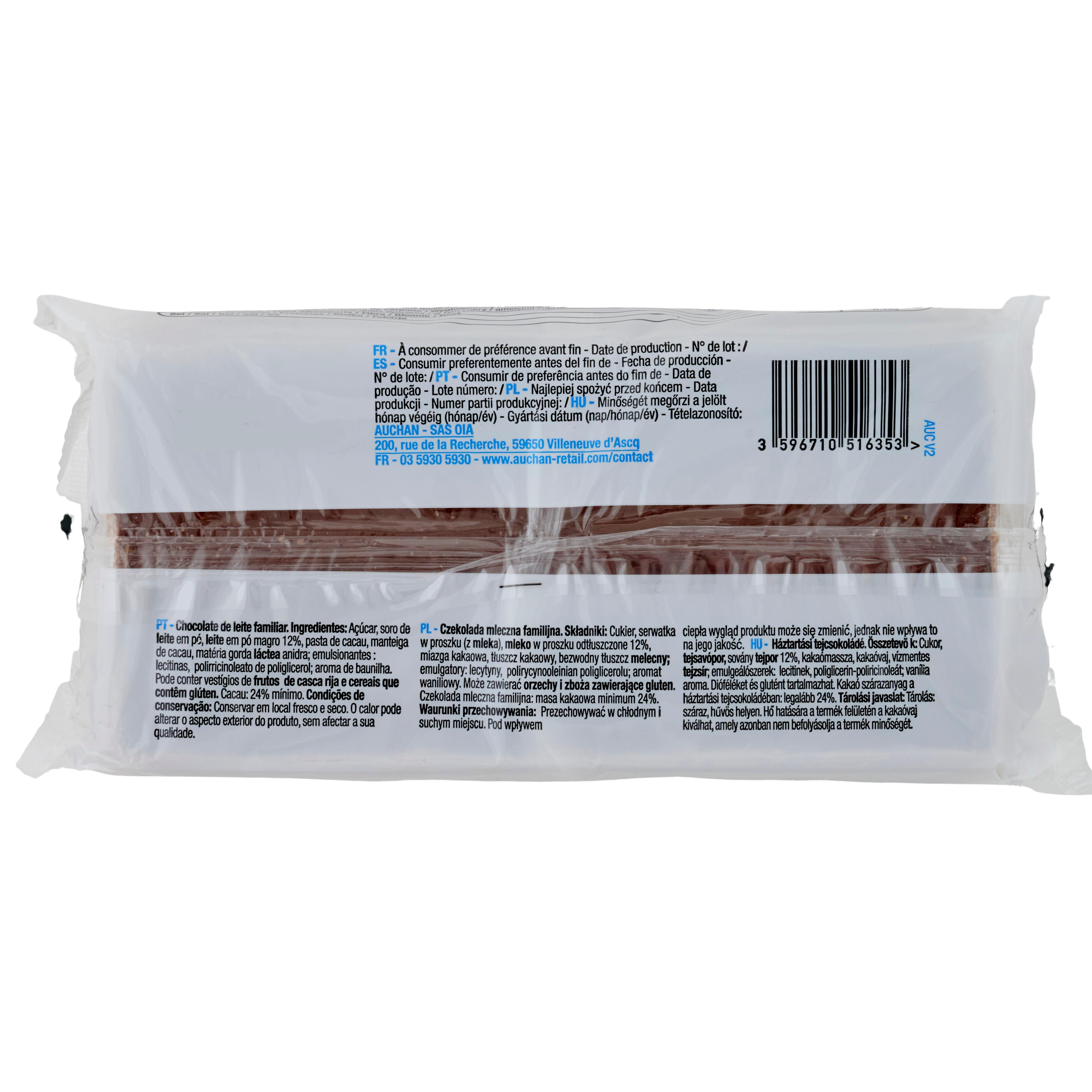 Voir la diapositive 5 : POUCE Tablette de chocolat au lait 5 pièces 5x100g