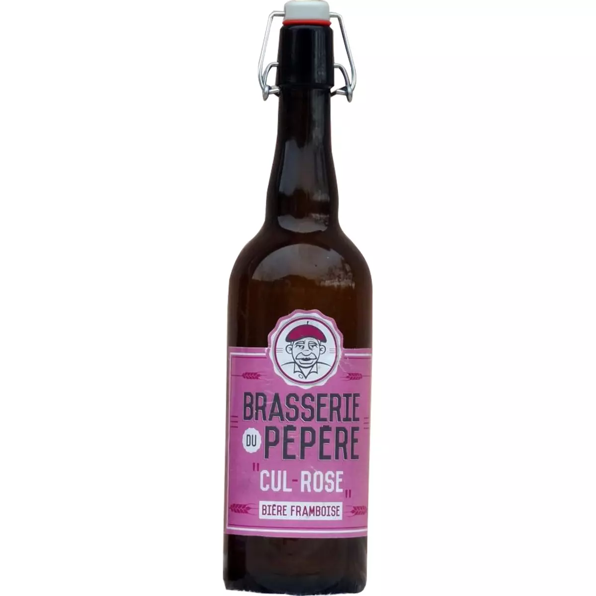 BRASSERIE SAINT RIEUL Cul-rose Bière framboise 5% bouteille 75cl