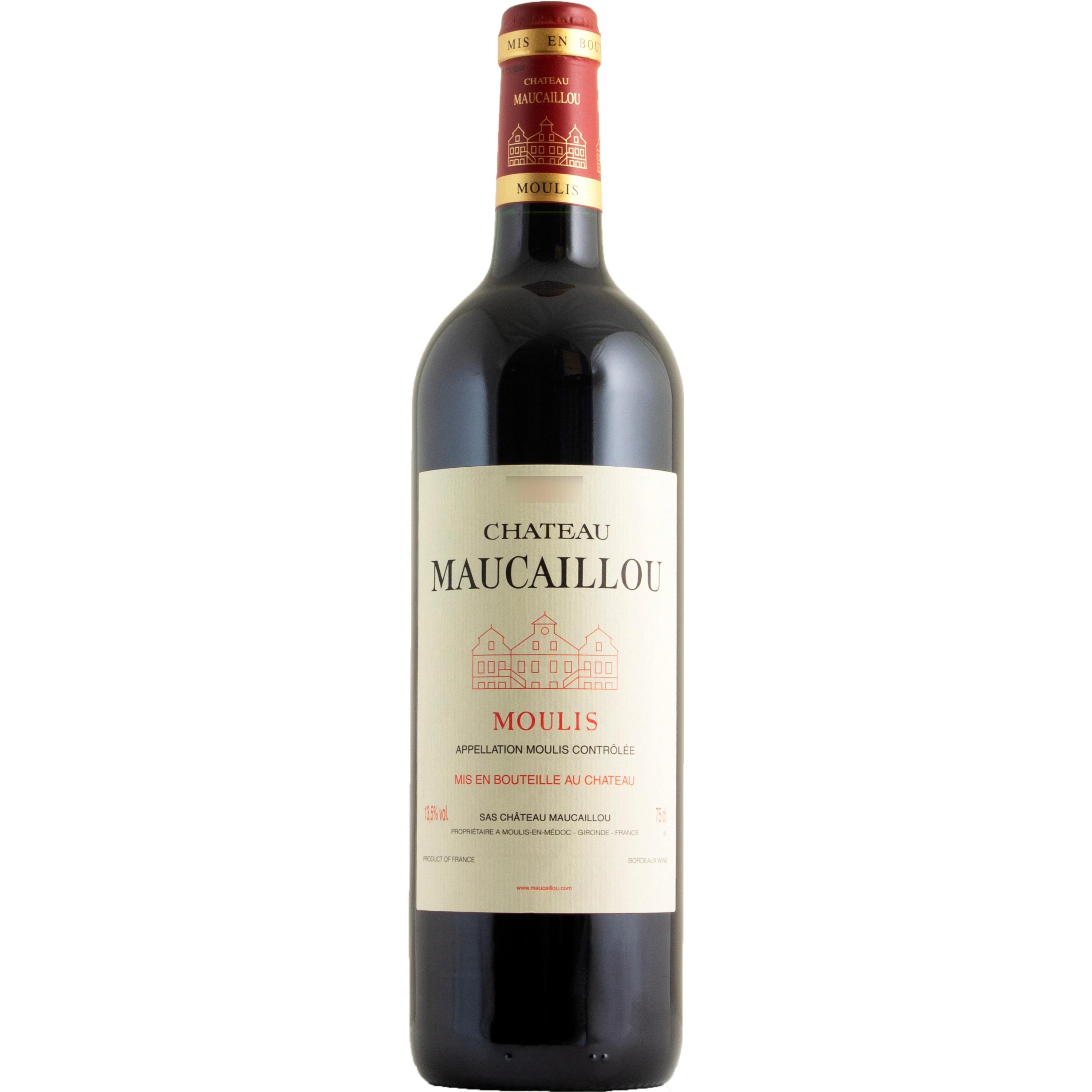 Voir la diapositive 2 : Vin rouge AOP Moulis-en-Médoc Château Maucaillou 2019 75cl