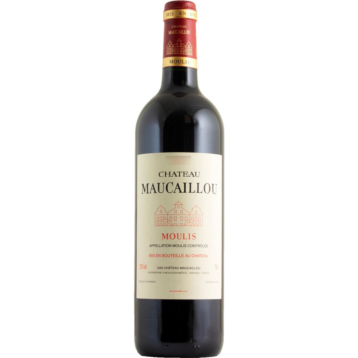 Vin rouge AOP Moulis-en-Médoc Château Maucaillou 2019 75cl