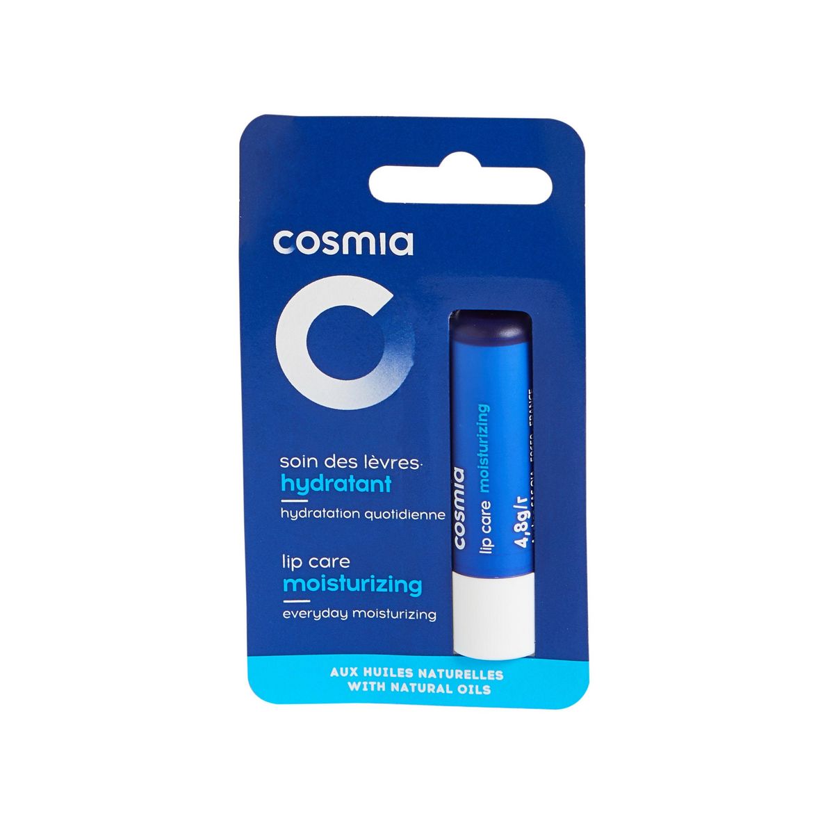 COSMIA Stick soin des lèvres hydratant aux huiles naturelles 1 pièce