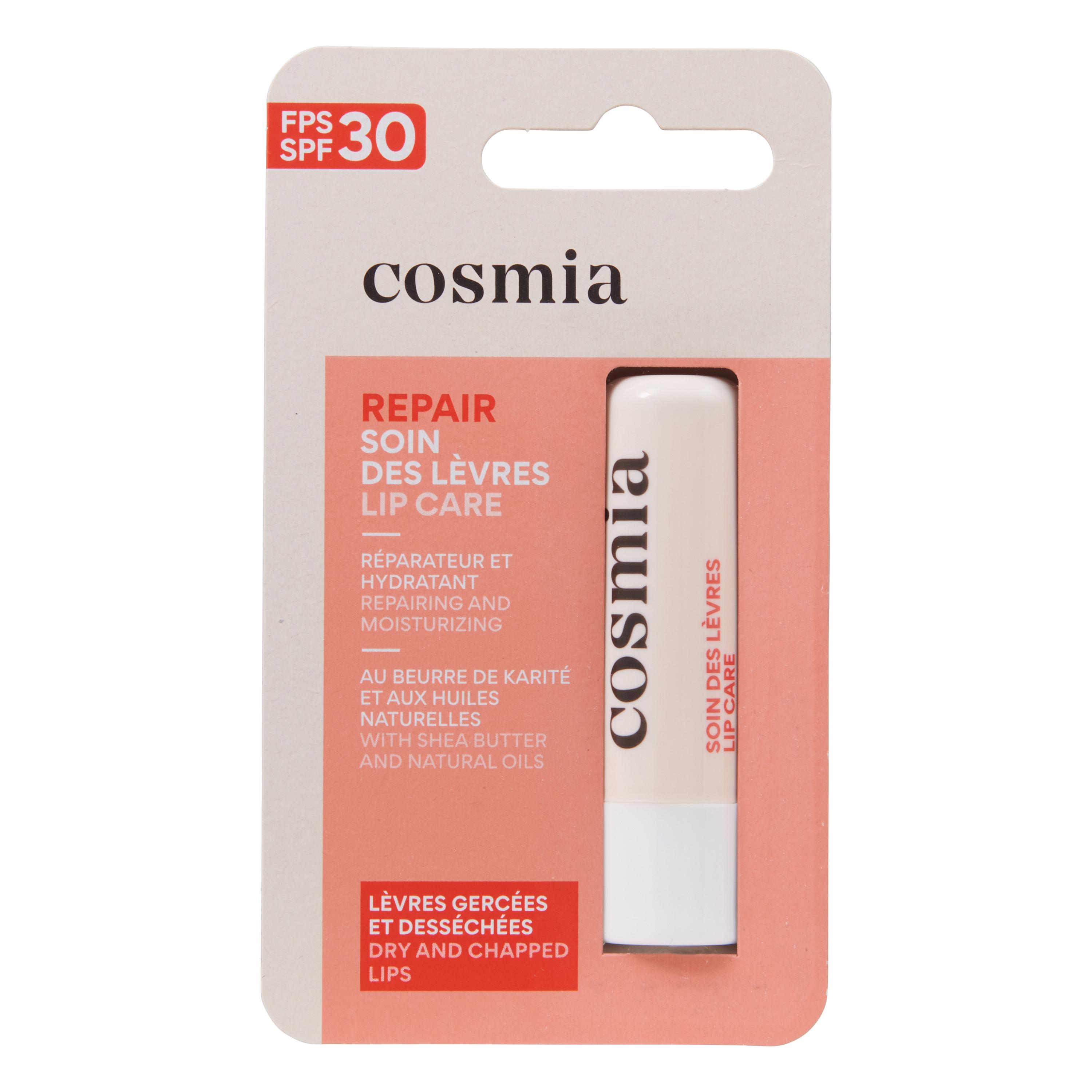 Voir la diapositive 3 : COSMIA Stick soin des lèvres réparateur FPS 30 1 stick