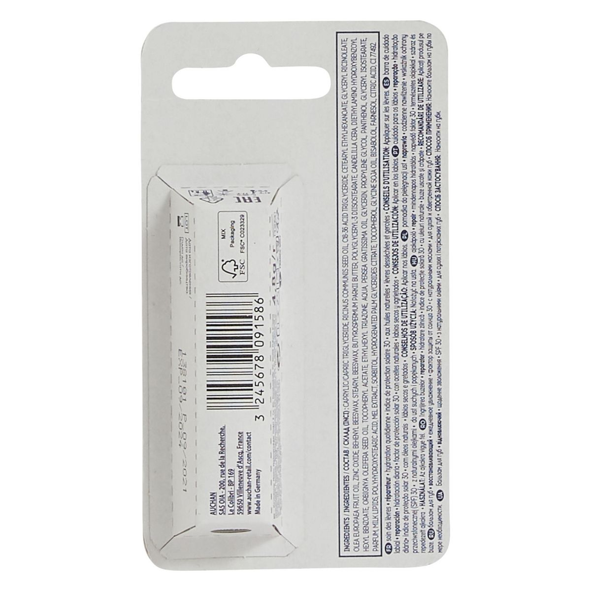 COSMIA Stick soin des lèvres réparateur FPS 30 1 stick