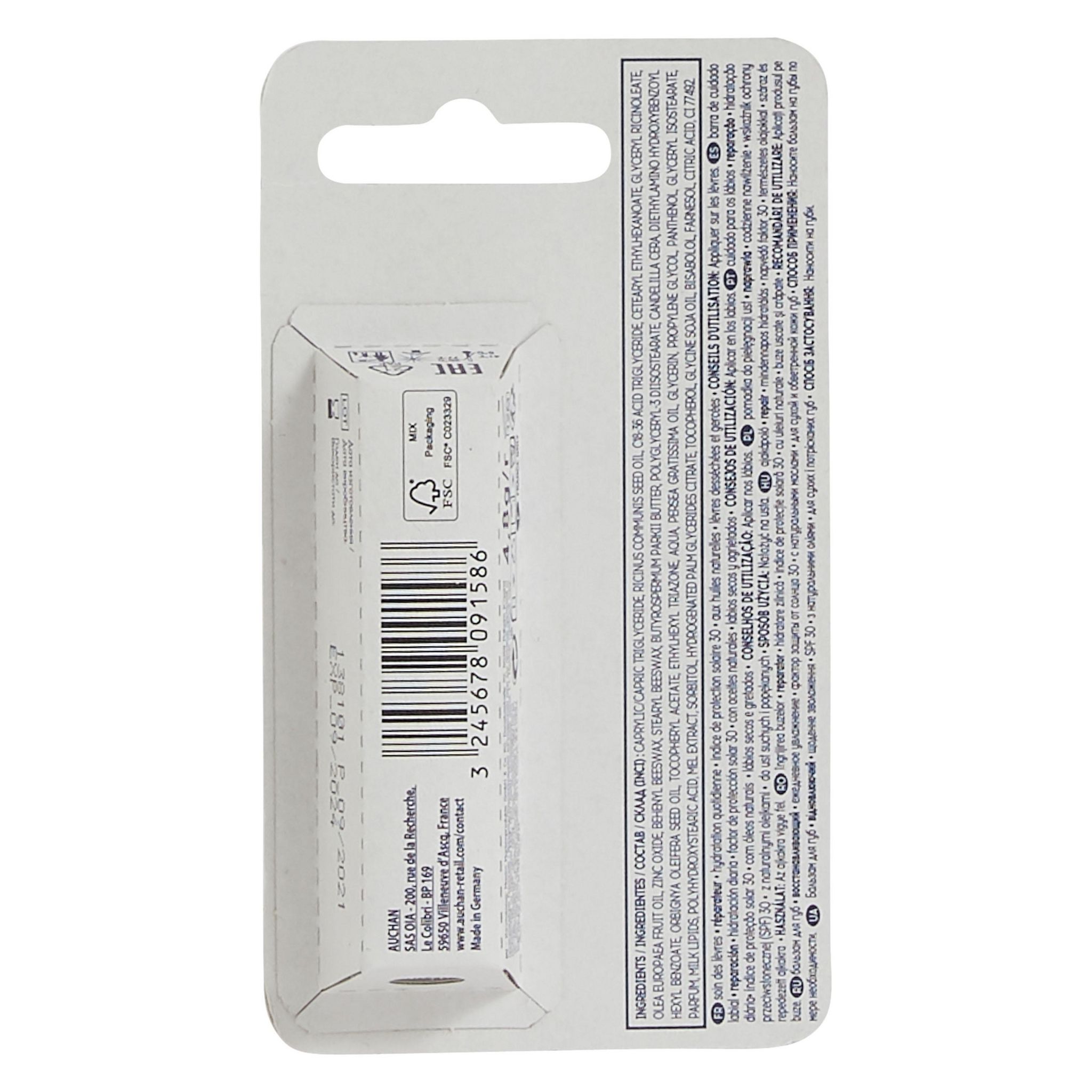 Voir la diapositive 3 : COSMIA Stick soin des lèvres réparateur FPS 30 1 stick