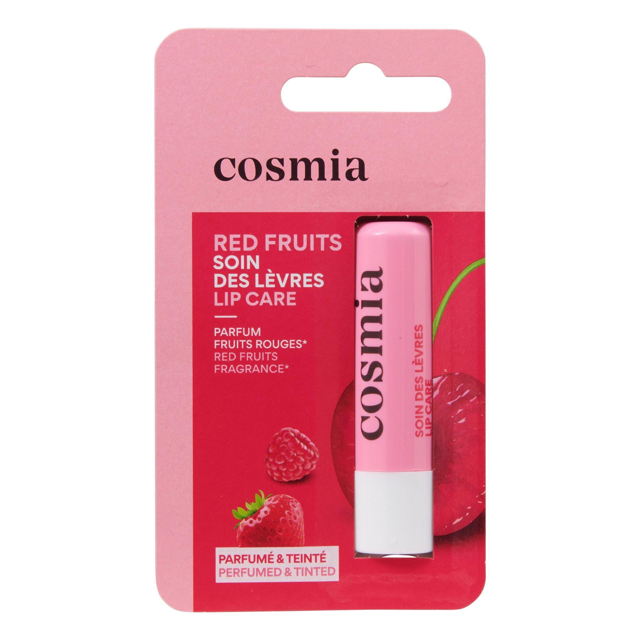 Voir la diapositive 3 : COSMIA Stick lèvres baies rouges 1 stick