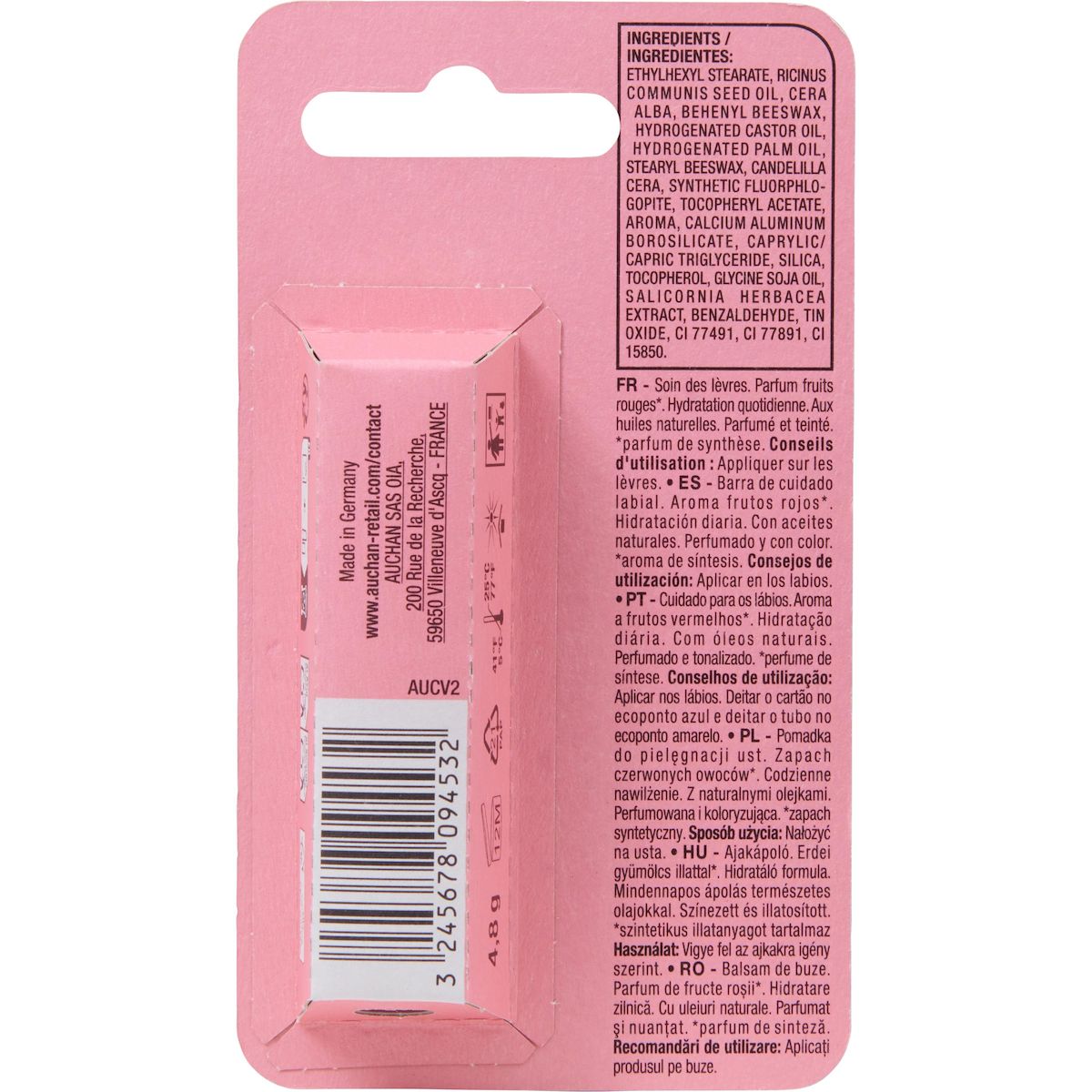 COSMIA Stick lèvres baies rouges 1 stick