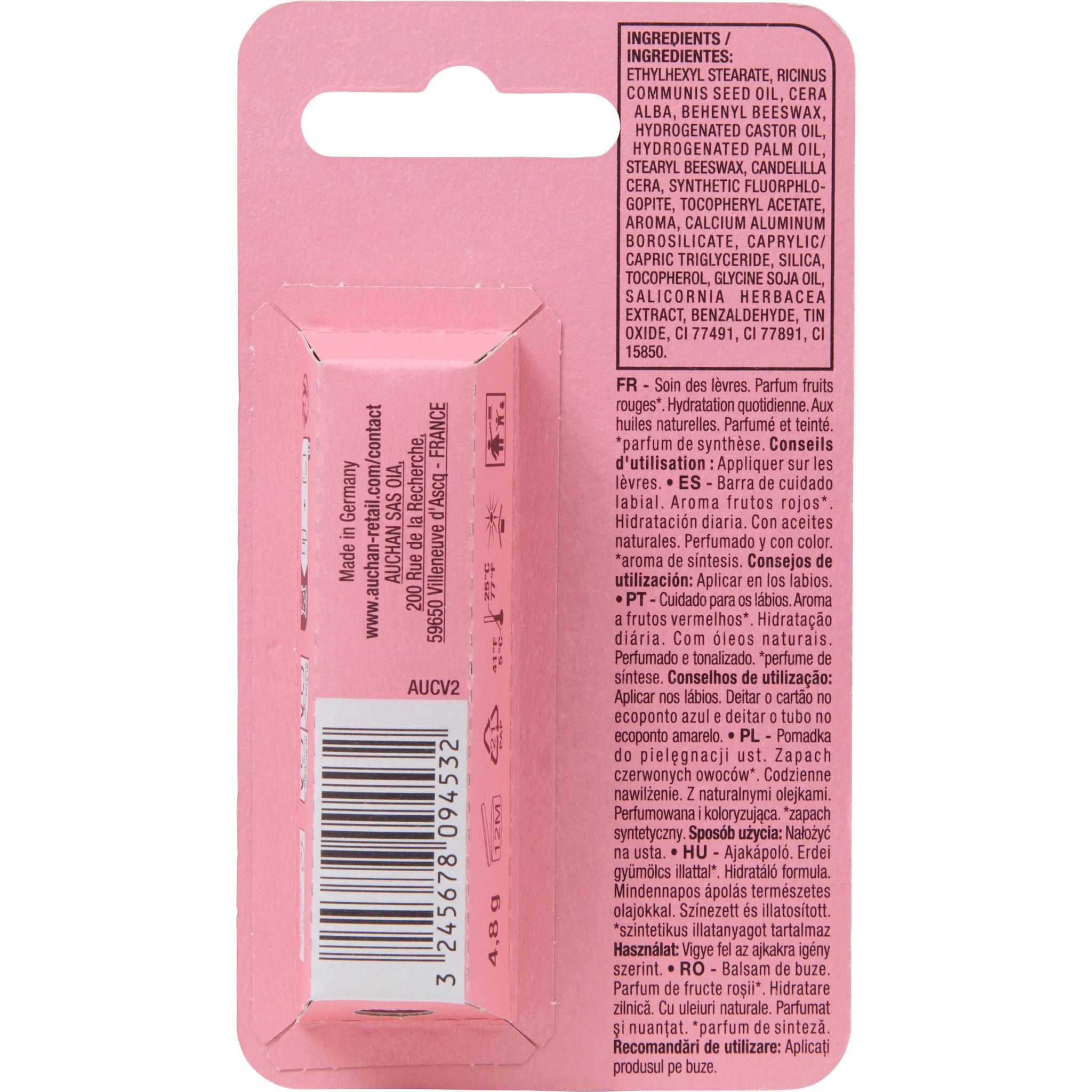 Voir la diapositive 4 : COSMIA Stick lèvres baies rouges 1 stick