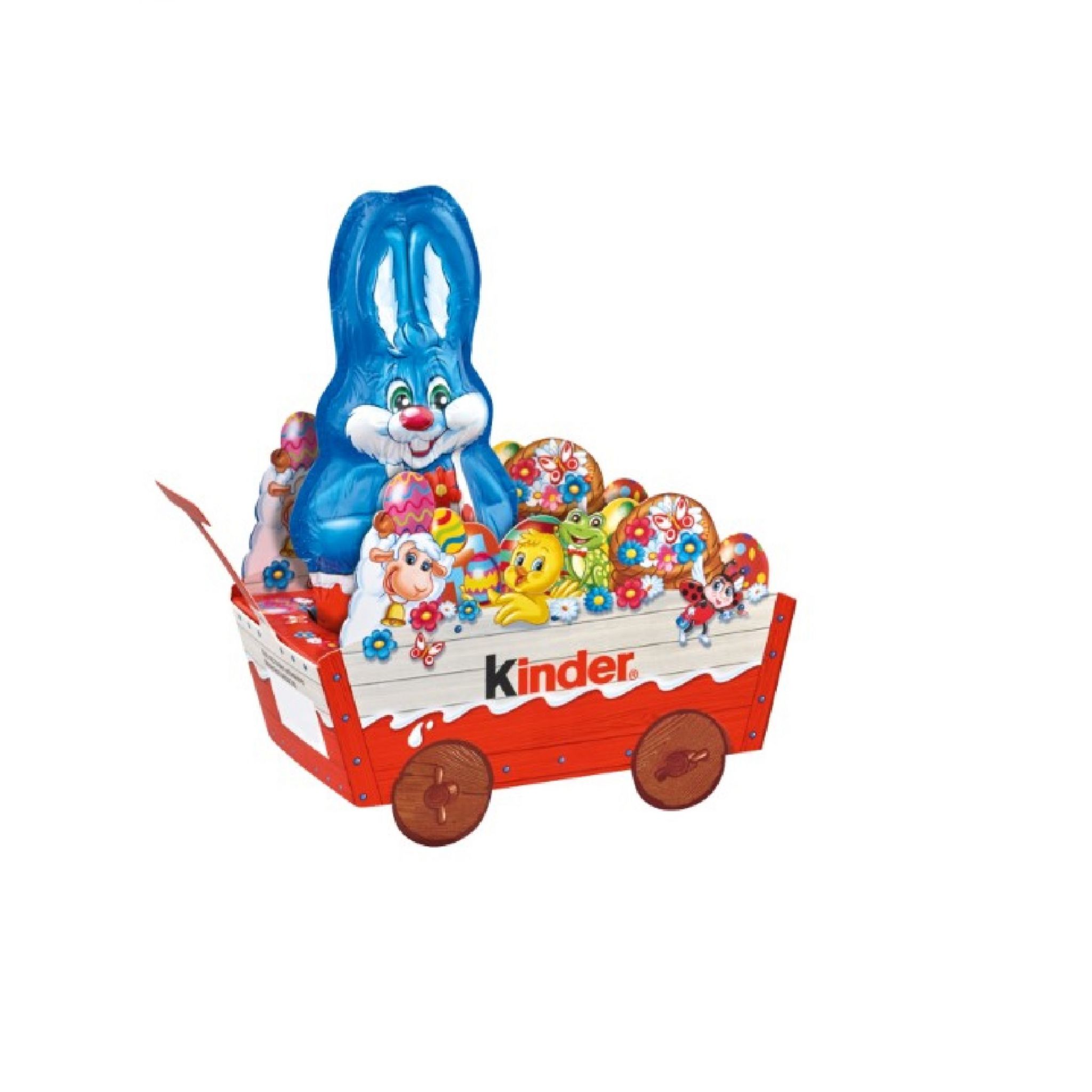 KINDER Voiture mix assortiment de chocolats et de petits œufs en chocolat 125g