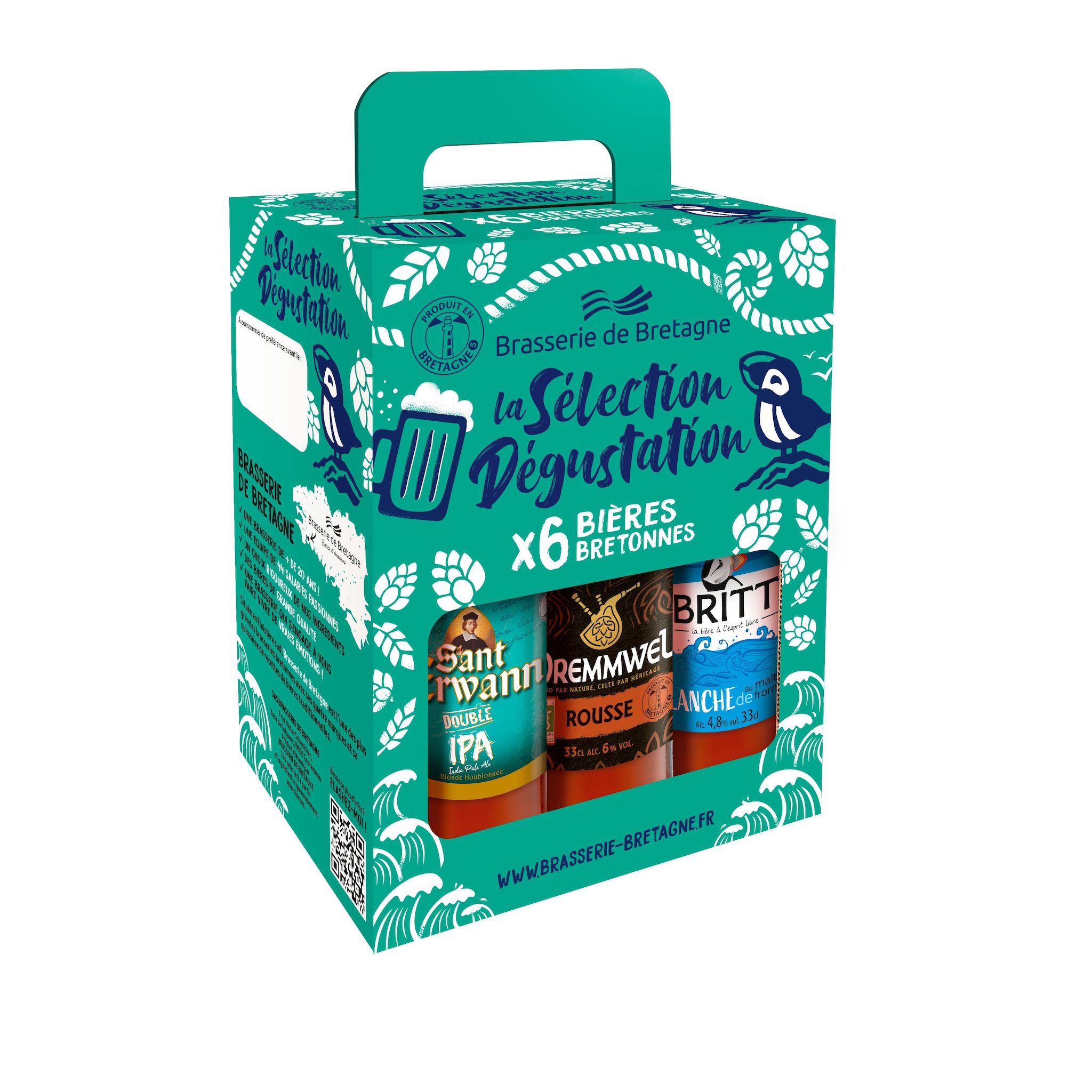 BRITT Coffret Bi res D excellence Bouteilles 6x33cl Pas Cher Auchan fr