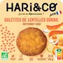 HARI&CO Galettes de lentilles corail au butternut et coco bio 2 portions 170g