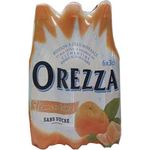 OREZZA Eau minérale gazeuse aromatisée clémentine bouteille 6x33cl