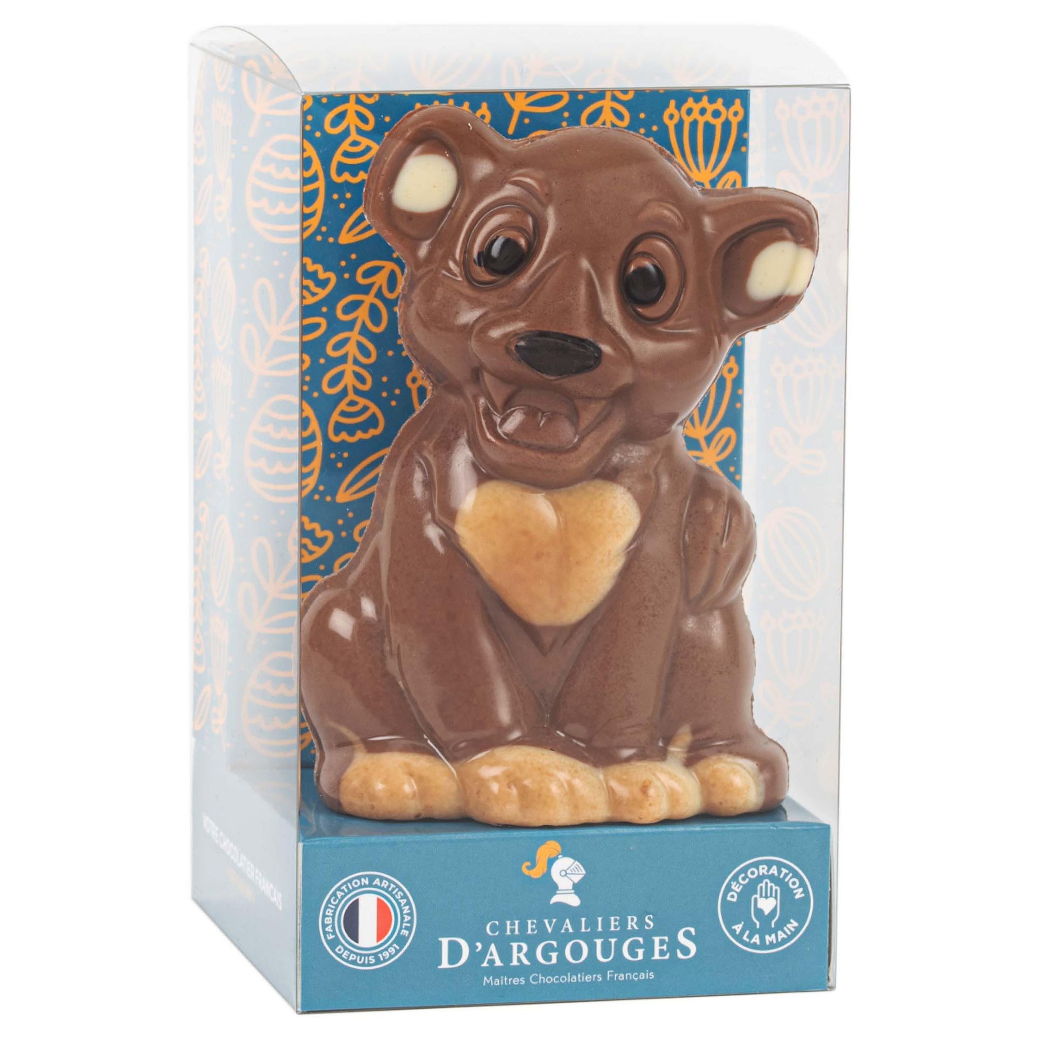 CHEVALIERS D'ARGOUGES Lionceau au chocolat au lait 110g