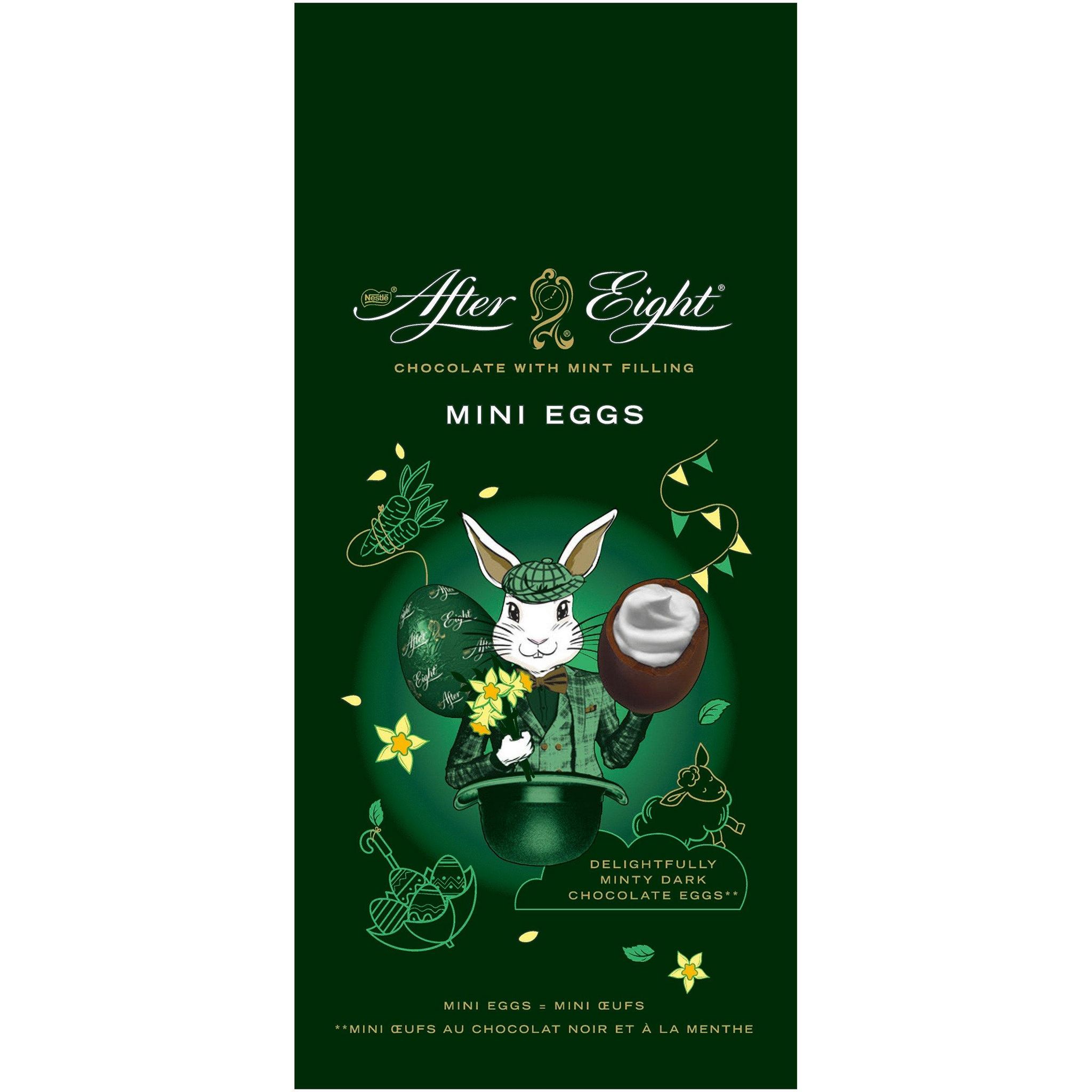 Voir la diapositive 2 : AFTER EIGHT Mini oeufs au chocolat noir fourrés et à la menthe 153g