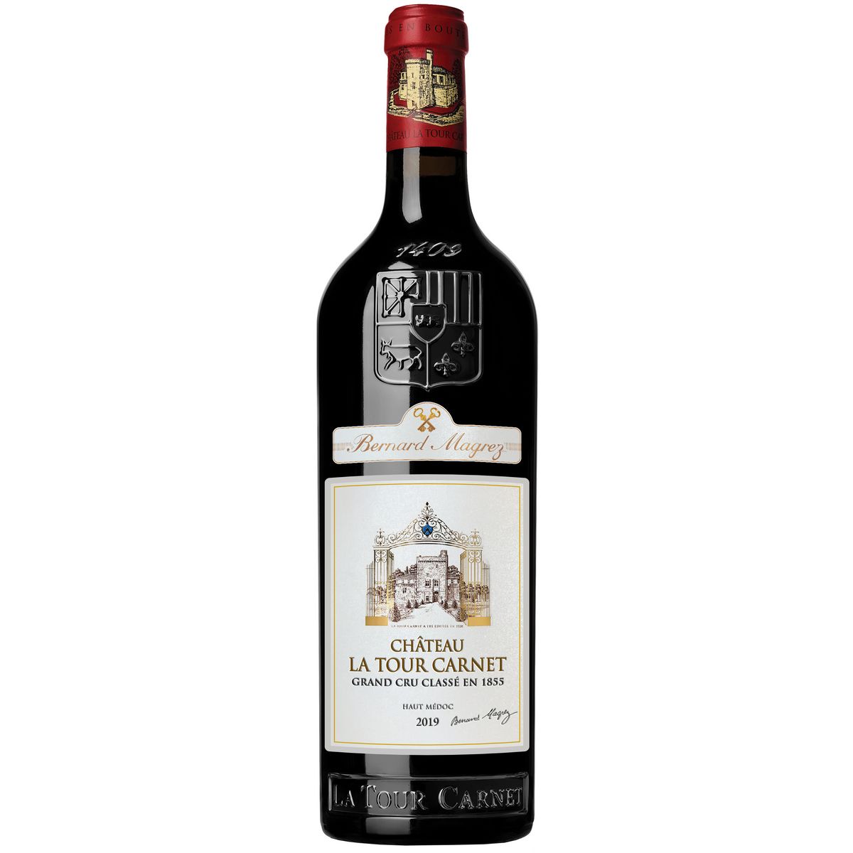 BERNARD MAGREZ Vin rouge AOP Haut-Médoc Château la Tour Carnet grand cru classé 2019 75cl