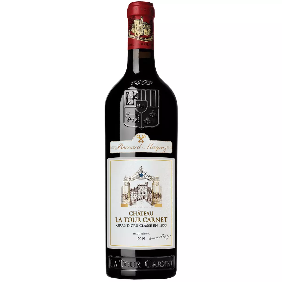 BERNARD MAGREZ Vin rouge AOP Haut-Médoc Château la Tour Carnet grand cru classé 2019 75cl