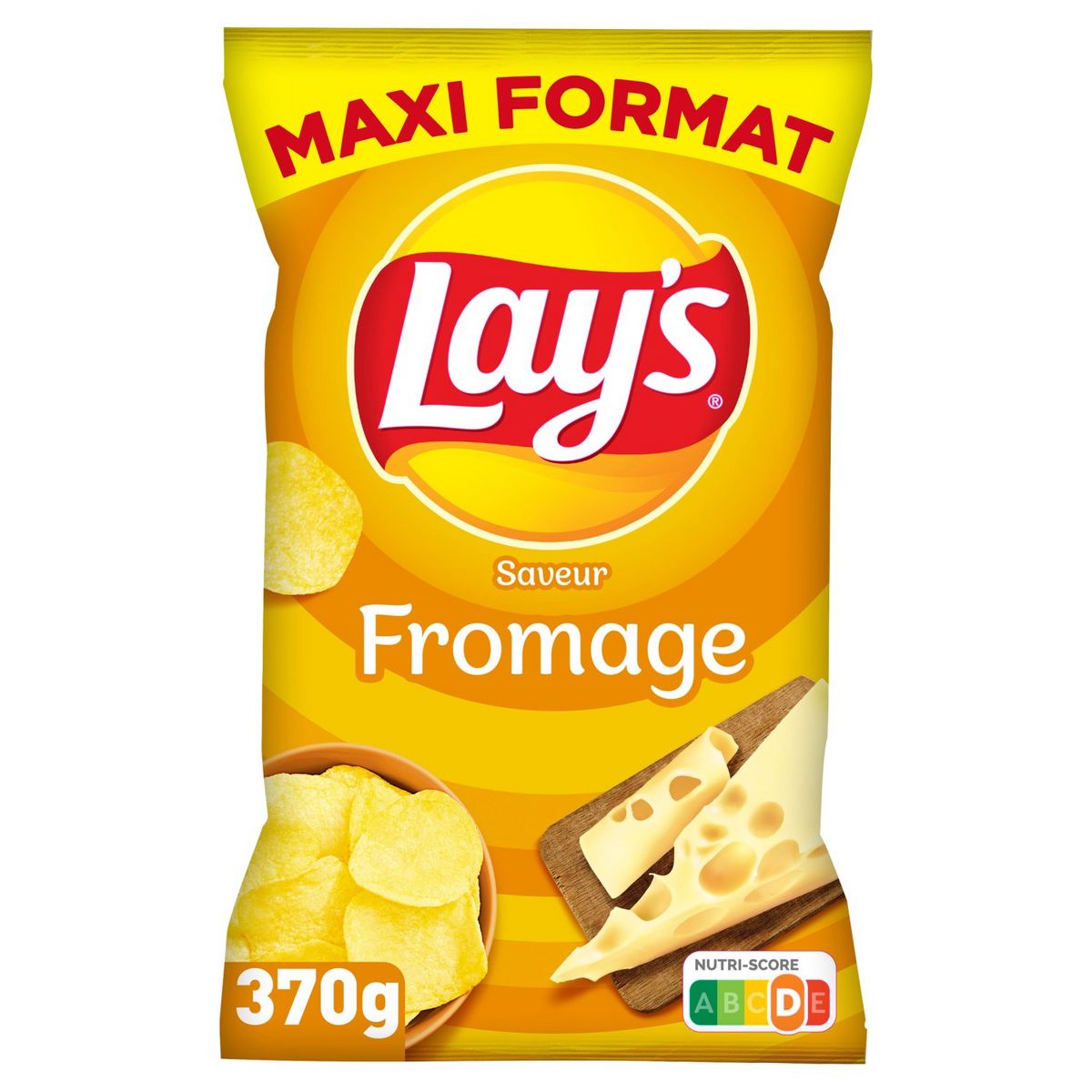 LAY'S Chips saveur fromage  maxi format 370g