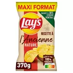 LAY'S Chips recette à l'ancienne nature maxi format 370g