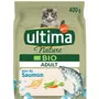 ULTIMA NATURE Croquettes au saumon avec riz et légumes bio pour chat 400g