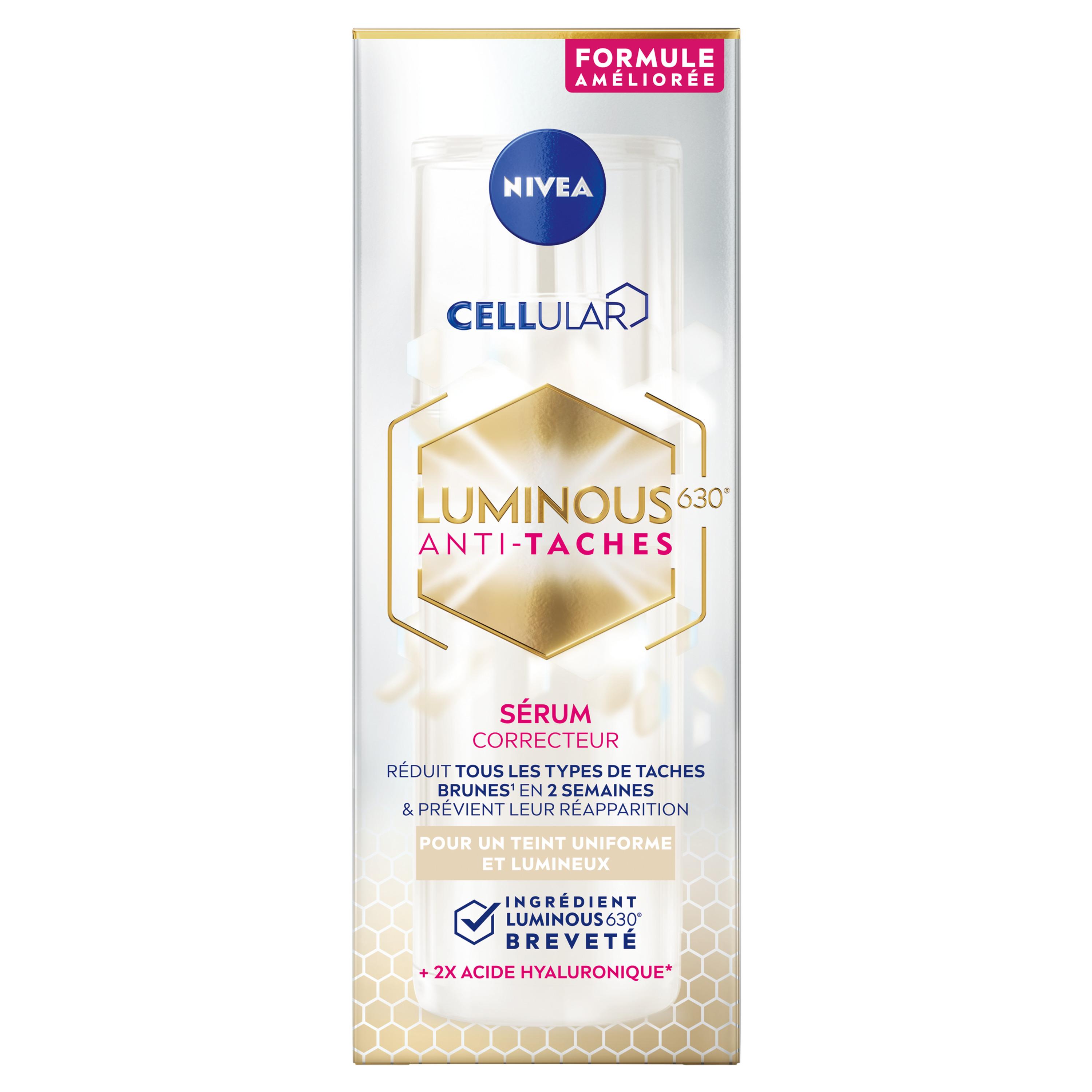 Voir la diapositive 2 : NIVEA Cellular Luminous 630 Sérum anti-taches 30ml