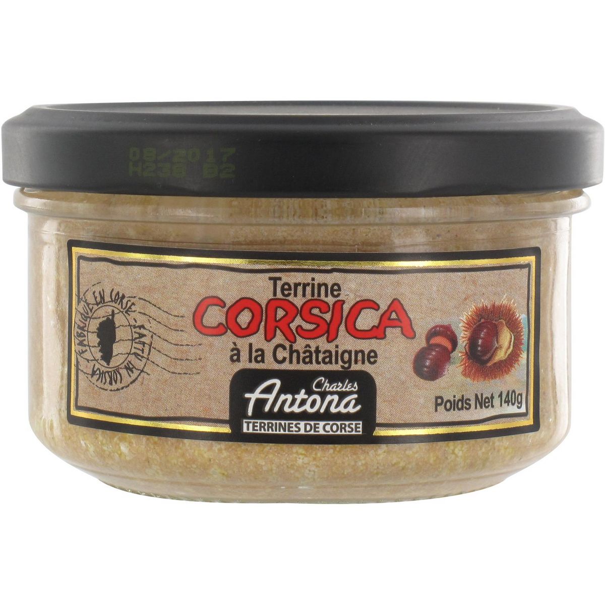 CHARLES ANTONA Terrine corsica à la châtaigne 140g
