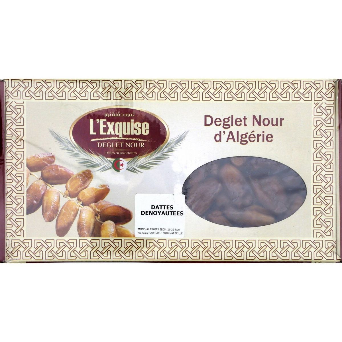 Dattes dénoyautées  1kg
