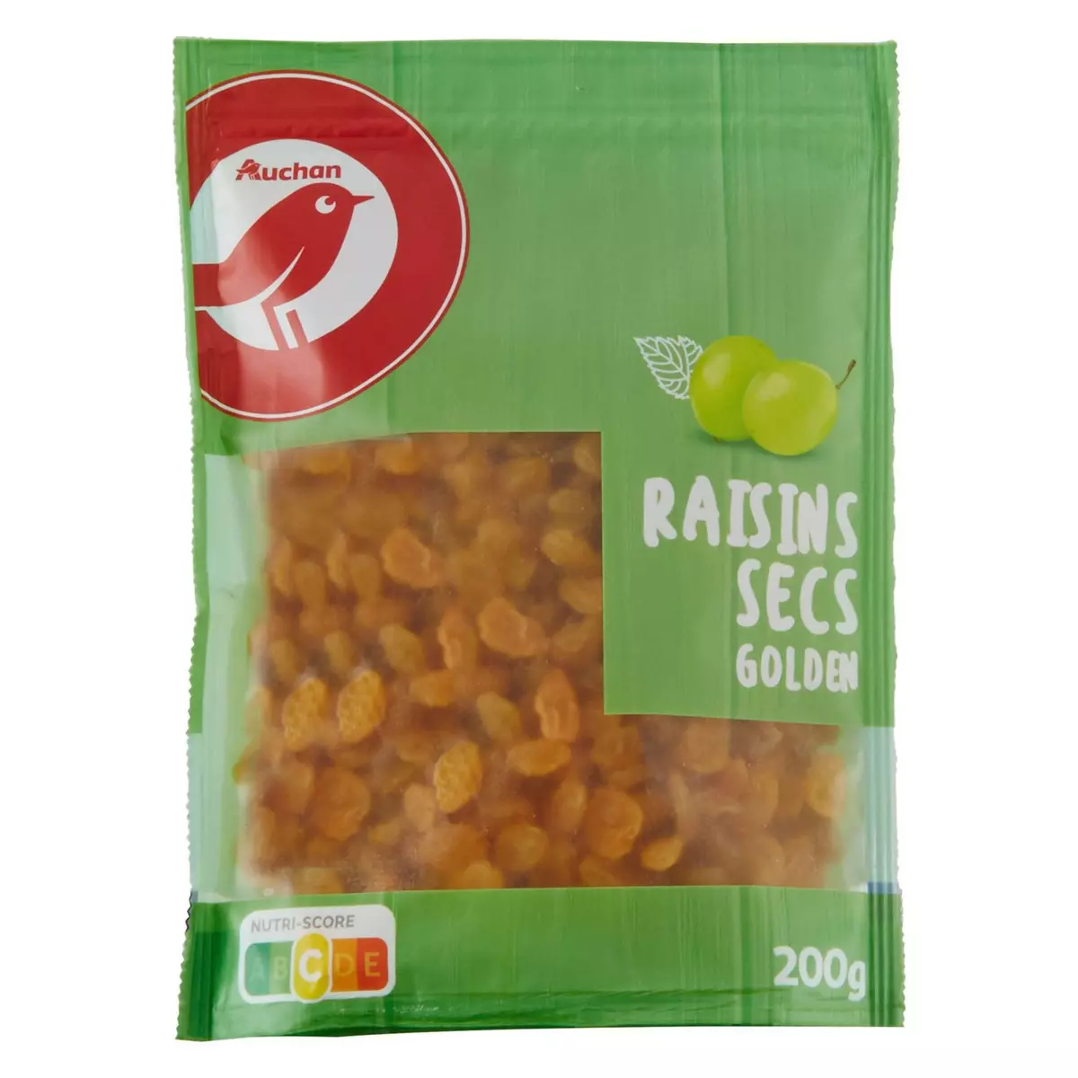 AUCHAN Raisins secs golden 200g