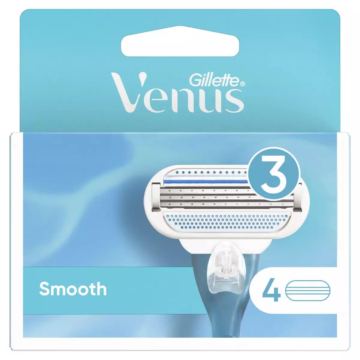 VENUS Gillette Venus Smooth recharge de lames du rasoir  pour femme 4 recharges