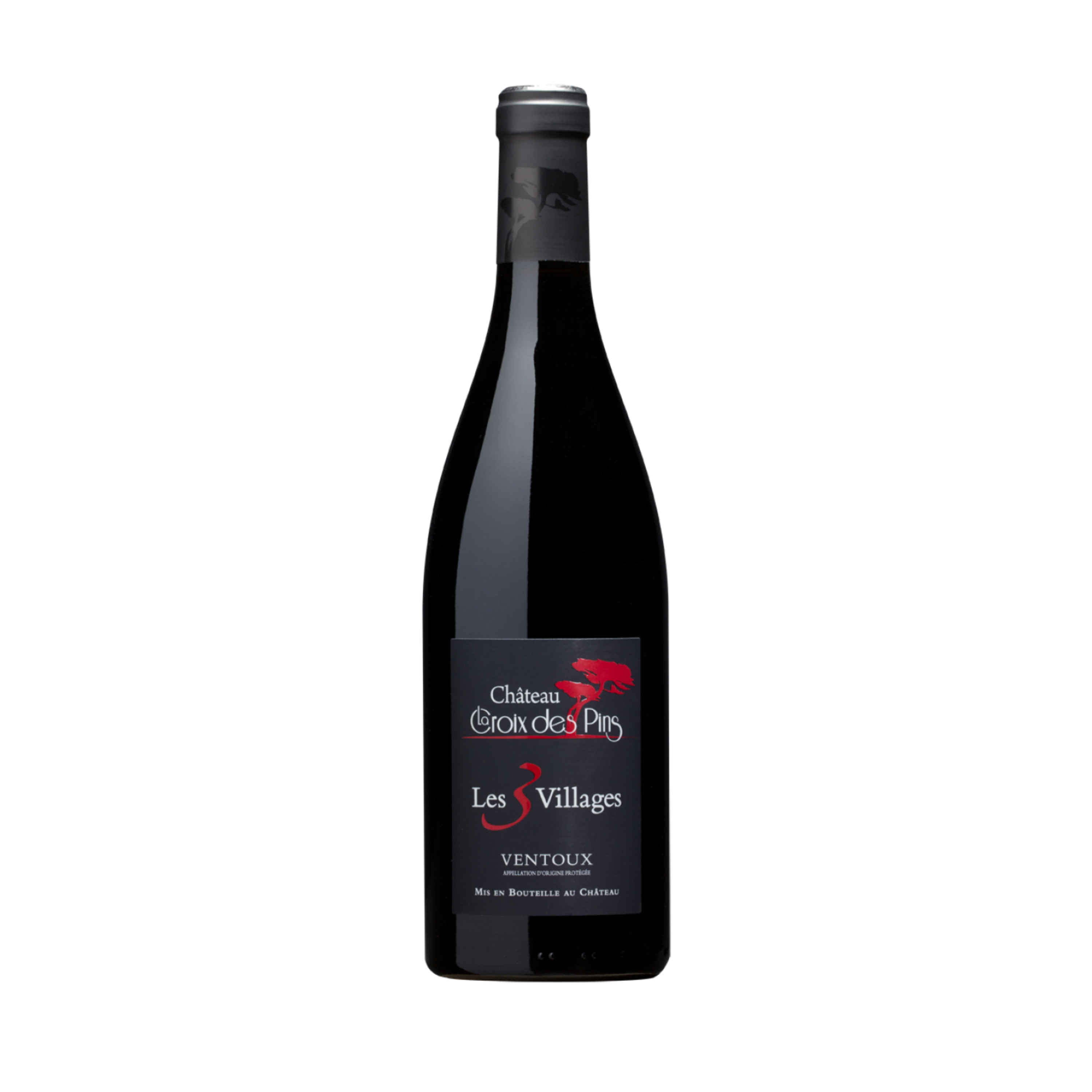 AOP Ventoux Les 3 Villages rouge bio 75cl