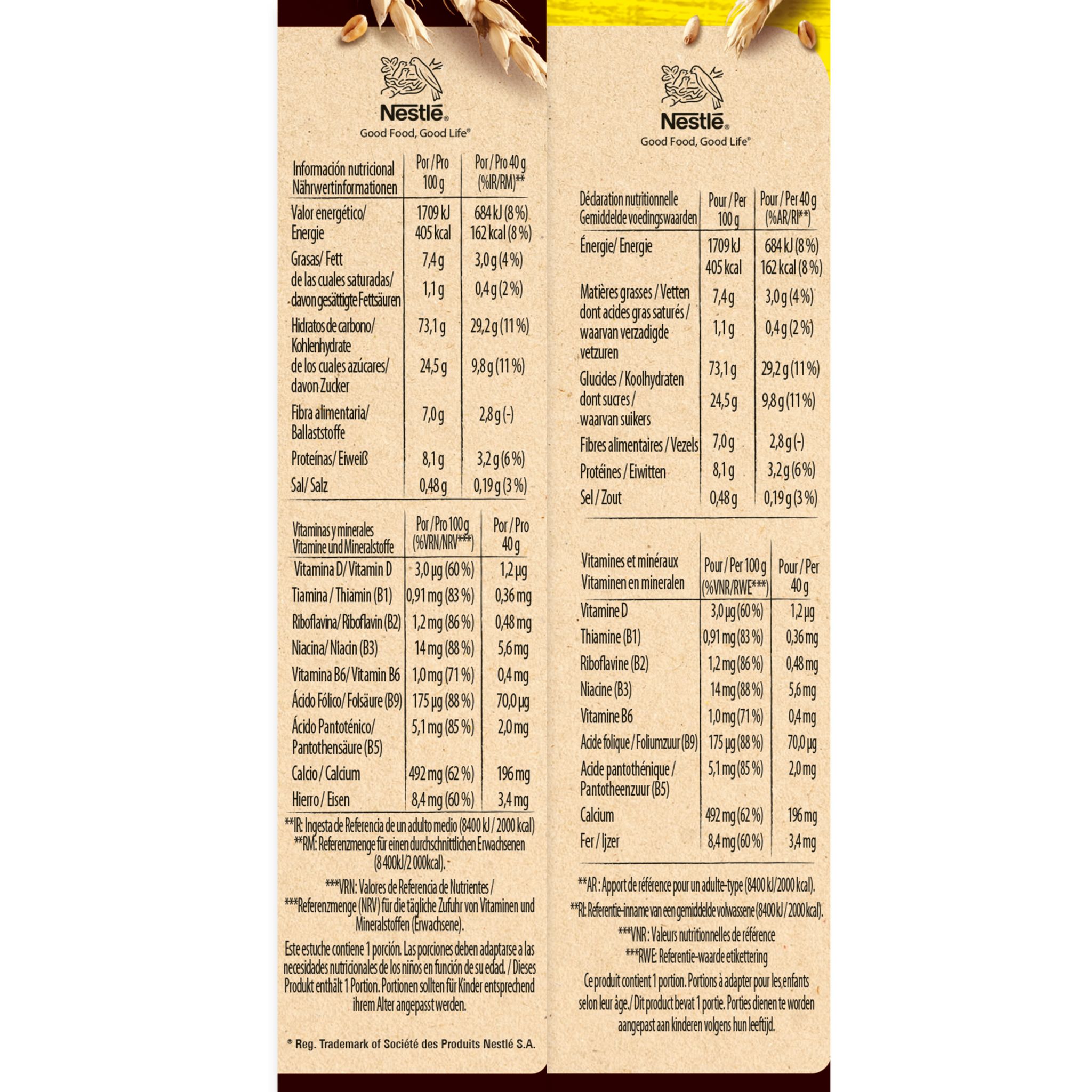 Voir la diapositive 2 : LION Mini Céréales au caramel et chocolat 6x40g