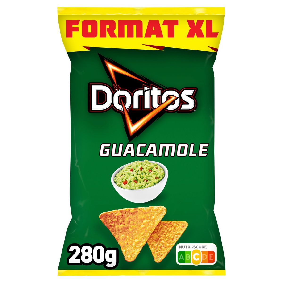 DORITOS Chips tortillas goût guacamole  format XL 280g