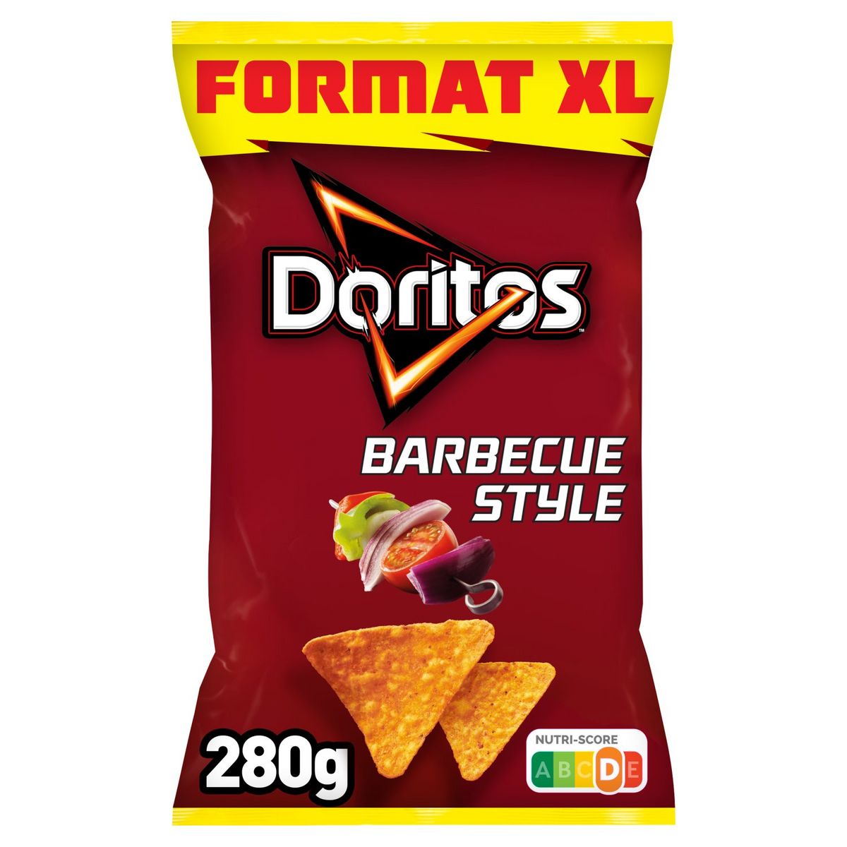 DORITOS Tortillas saveur barbecue format XL 280g