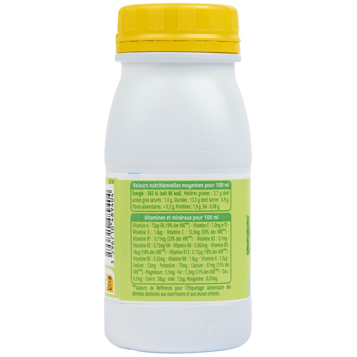 AUCHAN BABY BIO Lait et céréales nature bio dès 6 mois 25cl