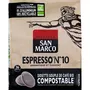 SAN MARCO Dosettes souples de café expresso bio  36 dosettes 250g