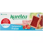 KARELEA Tartelettes à la fraise sans sucres ajoutés 145g
