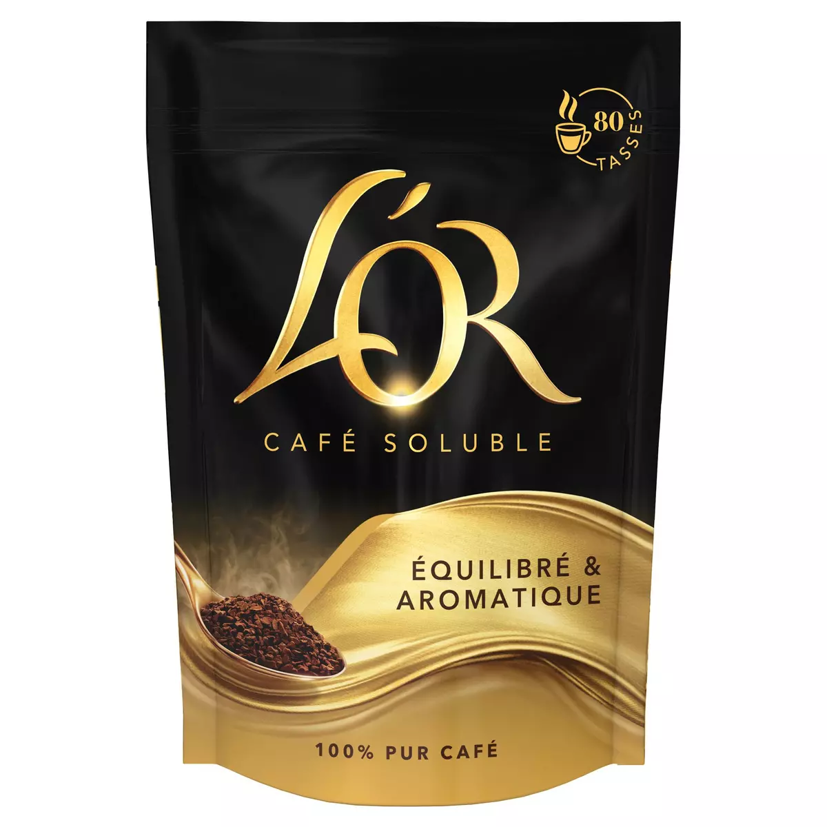 L'OR Café soluble 80 tasses 150g