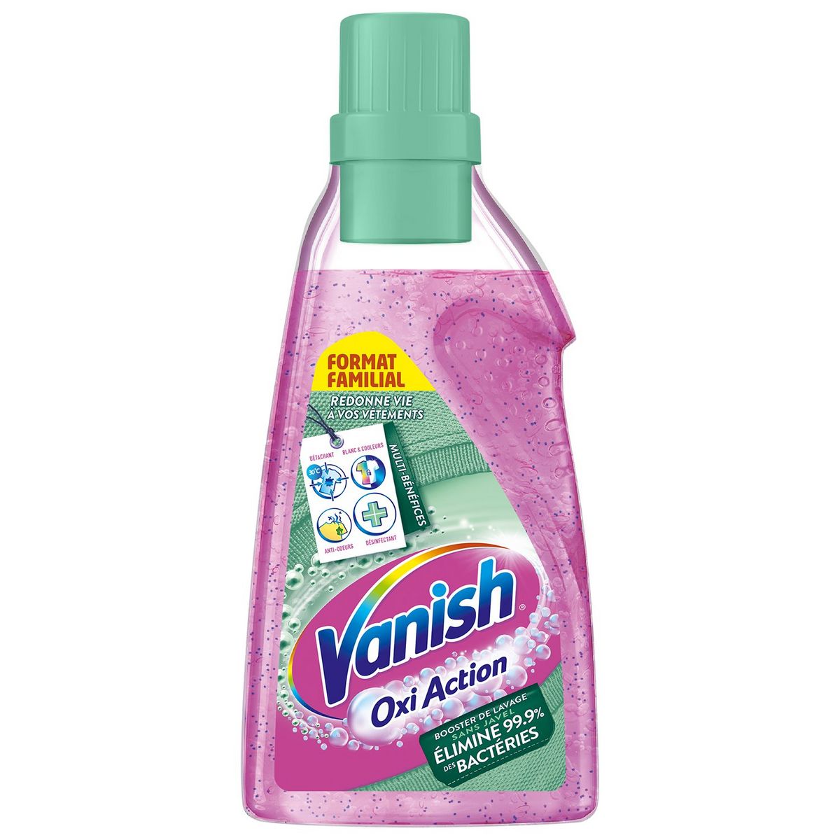 VANISH Oxi Action Gel désinfectant et détachant 1,4l