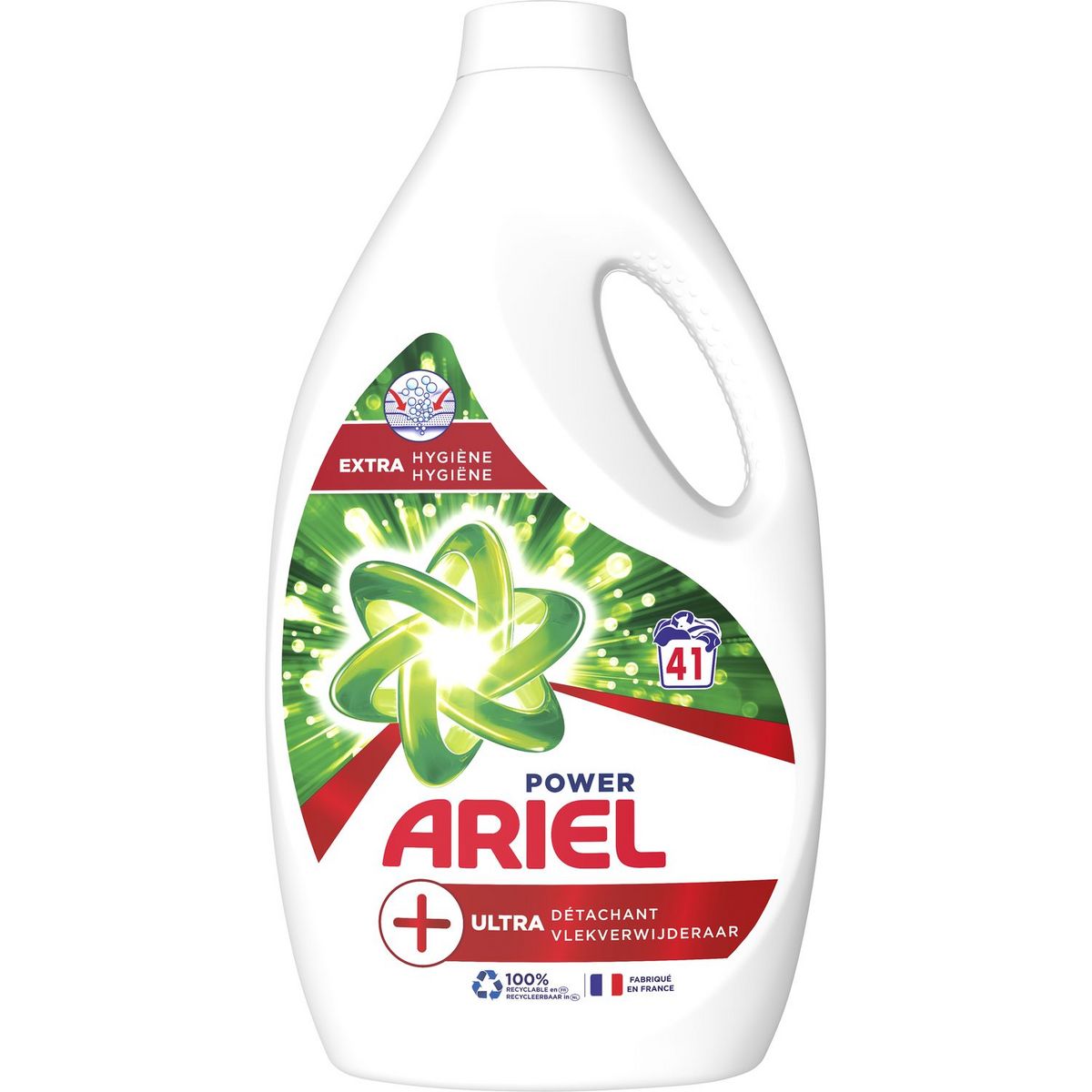 ARIEL Lessive liquide plus ultra détachant 41 lavages 2,255l