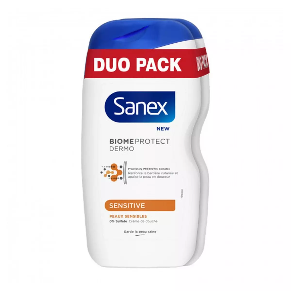 SANEX Biome Protect Dermo Gel douche sensitive pour peaux sensibles 2x450ml