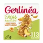 GERLINEA Croüsti barres céréales abricots noisettes graines de courge 3 barres 93g