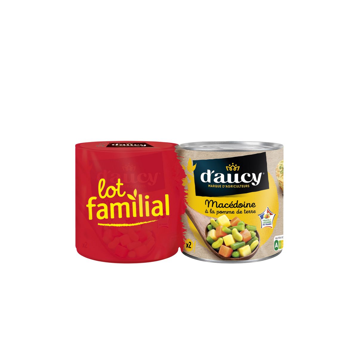D'AUCY Macédoine à la pomme de terre 2x265g