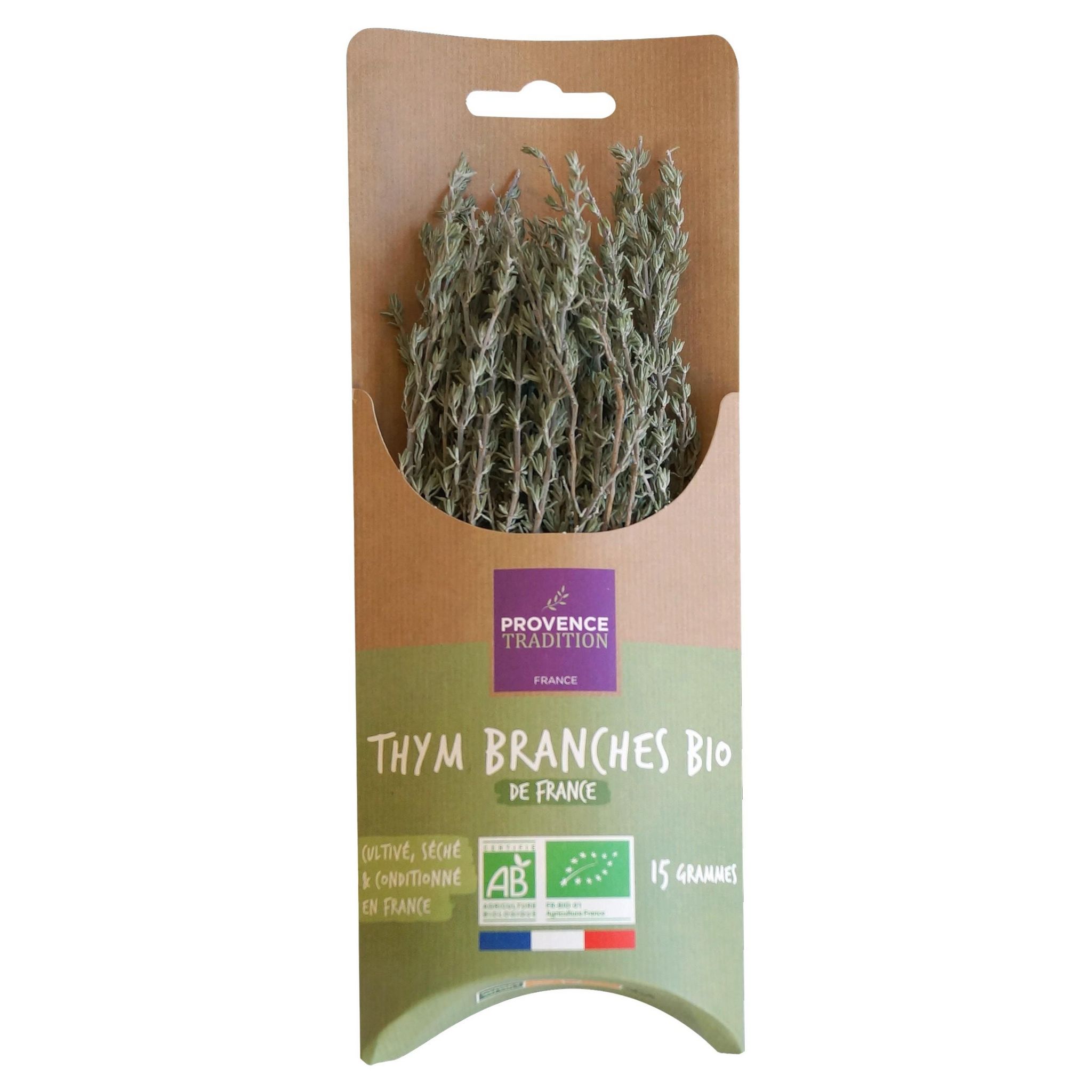 PROVENCE TRADITION Thym branchés bio de France 15g