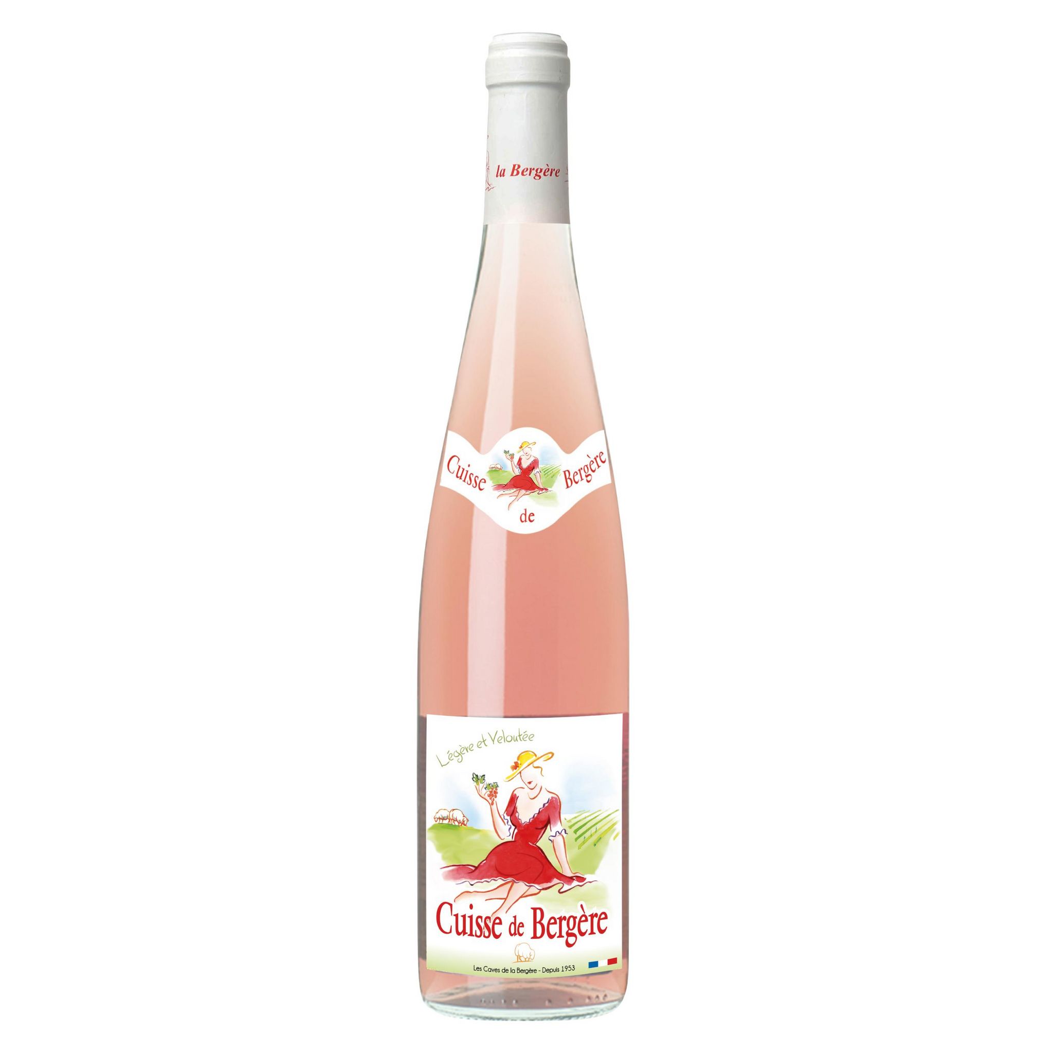 Voir la diapositive 2 : Cuisse de Bergère rosé 75cl